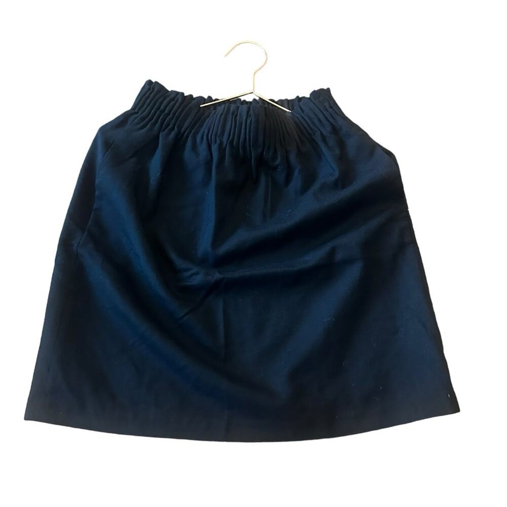 J. Crew factory Mini Skirt Women's lined black Pull On Elastic Waist size 0